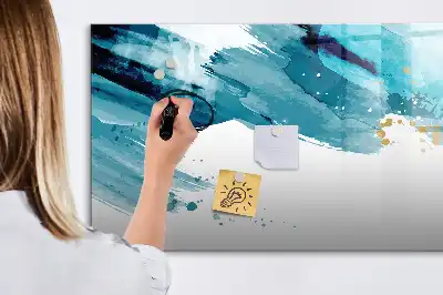 Schreib-Magnettafel Pinselstrich