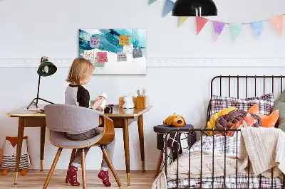 Schreib-Magnettafel Pinselstrich