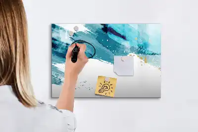 Schreib-Magnettafel Pinselstrich