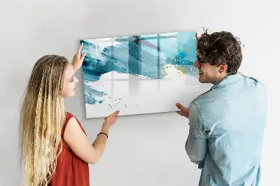 Schreib-Magnettafel Pinselstrich