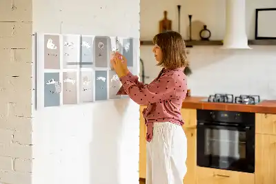 Schreib-Magnettafel mit Katzenmotiv