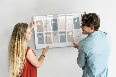 Schreib-Magnettafel mit Katzenmotiv