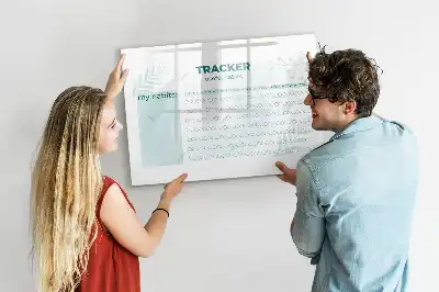 Beschreibbare Magnettafel Gewohnheitsplaner