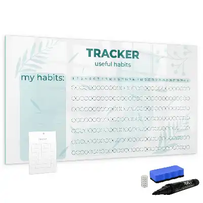 Beschreibbare Magnettafel Gewohnheitsplaner
