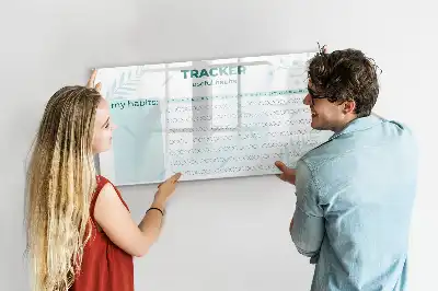 Beschreibbare Magnettafel Gewohnheitsplaner