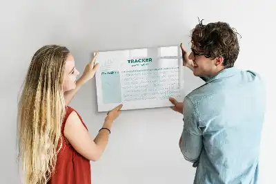 Beschreibbare Magnettafel Gewohnheitsplaner