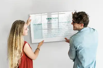Beschreibbare Magnettafel Gewohnheitsplaner