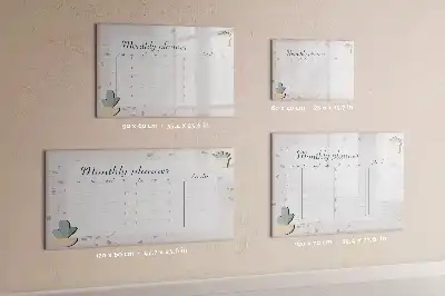 Beschreibbare Magnettafel Planer des Monats
