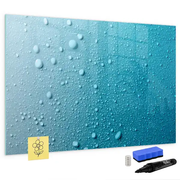 Schreib-Magnettafel Wassertropfen