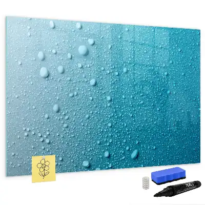 Schreib-Magnettafel Wassertropfen
