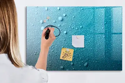 Schreib-Magnettafel Wassertropfen