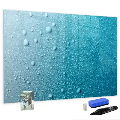 Schreib-Magnettafel Wassertropfen