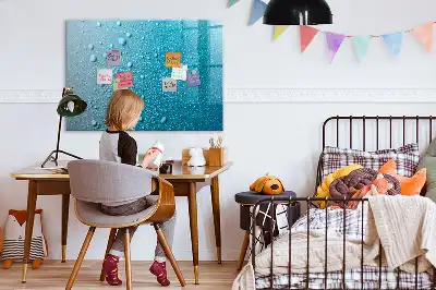 Schreib-Magnettafel Wassertropfen