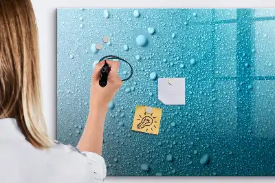 Schreib-Magnettafel Wassertropfen