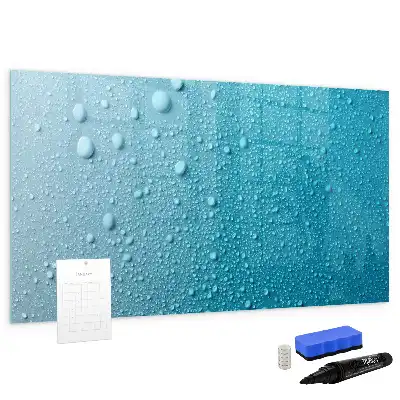 Schreib-Magnettafel Wassertropfen