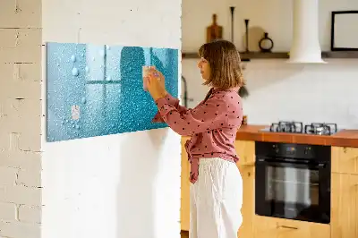 Schreib-Magnettafel Wassertropfen