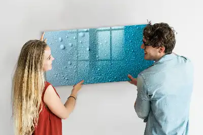 Schreib-Magnettafel Wassertropfen