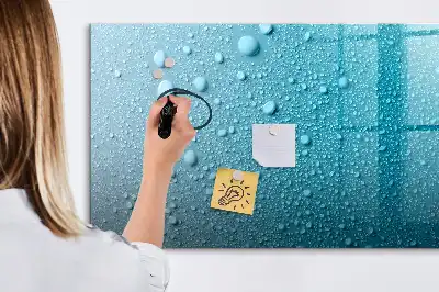 Schreib-Magnettafel Wassertropfen
