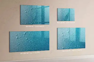 Schreib-Magnettafel Wassertropfen