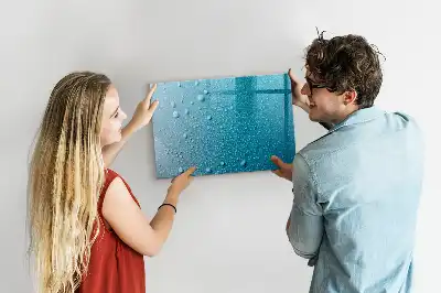 Schreib-Magnettafel Wassertropfen