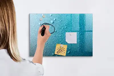 Schreib-Magnettafel Wassertropfen
