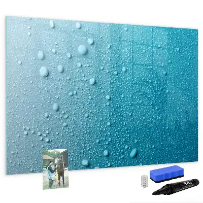 Schreib-Magnettafel Wassertropfen