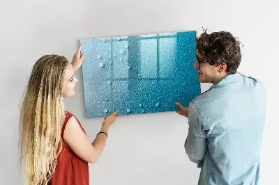 Schreib-Magnettafel Wassertropfen