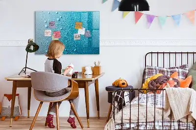Schreib-Magnettafel Wassertropfen