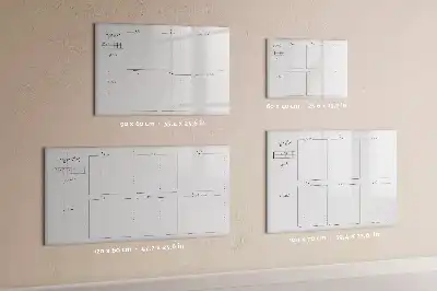 Magnettafel beschreibbar für die Wochenplanung