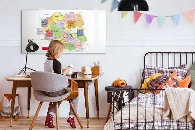 Schreib-Magnettafel mit Motiv Karte von Polen