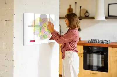 Magnettafel beschreibbar mit Karte von Polen