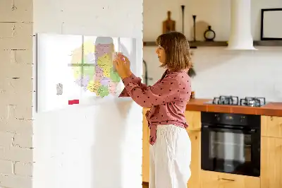 Magnettafel beschreibbar mit Karte von Polen