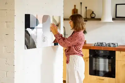 Beschreibbare Magnettafel mit Flecken-Abstraktion