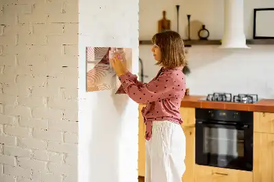 Schreib-Magnettafel mit abstraktem Wellenmuster