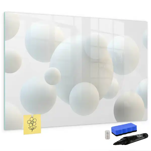 Schreib-Magnettafel in Ausführung Kugel-Abstraktion