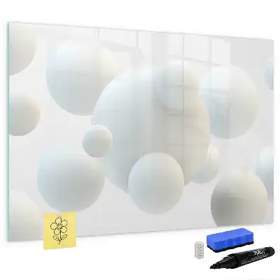 Schreib-Magnettafel in Ausführung Kugel-Abstraktion