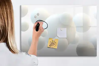Schreib-Magnettafel in Ausführung Kugel-Abstraktion