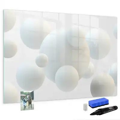Schreib-Magnettafel in Ausführung Kugel-Abstraktion