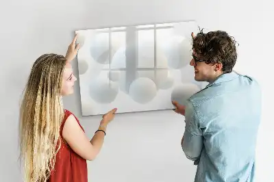 Schreib-Magnettafel in Ausführung Kugel-Abstraktion