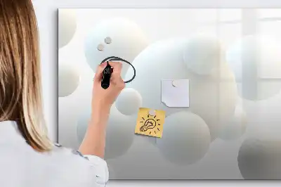 Schreib-Magnettafel in Ausführung Kugel-Abstraktion