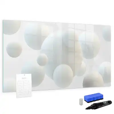 Schreib-Magnettafel in Ausführung Kugel-Abstraktion