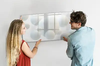 Schreib-Magnettafel in Ausführung Kugel-Abstraktion