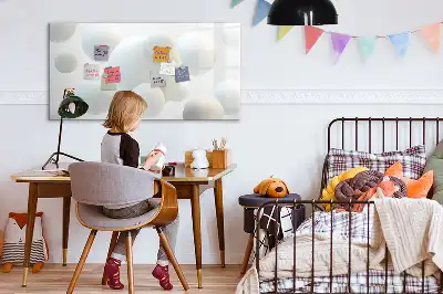Schreib-Magnettafel in Ausführung Kugel-Abstraktion