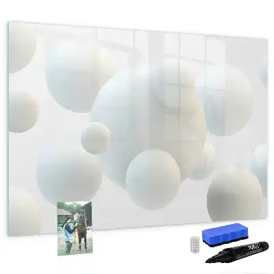 Schreib-Magnettafel in Ausführung Kugel-Abstraktion