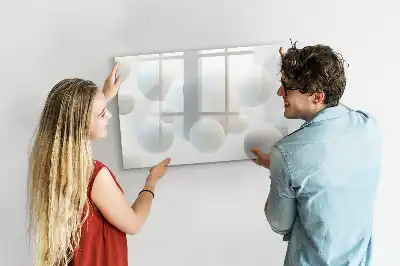 Schreib-Magnettafel in Ausführung Kugel-Abstraktion