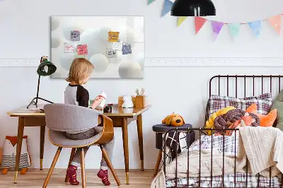 Schreib-Magnettafel in Ausführung Kugel-Abstraktion