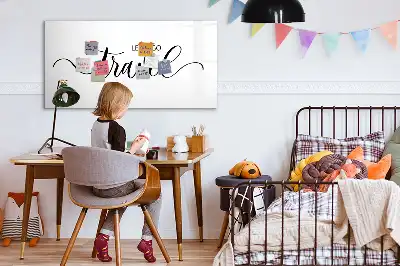 Beschreibbare Magnettafel Motiv Reisen