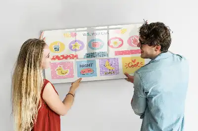 Schulplaner mit magnetischer Schreibfläche