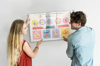Schulplaner mit magnetischer Schreibfläche