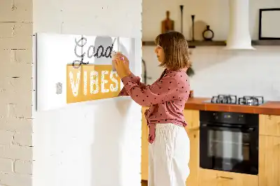 Schreib-Magnettafel mit inspirierendem Spruch